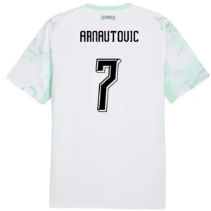 Maglia Calcio Austria Arnautovic #7 Mondiali 2026 Trasferta Uomo