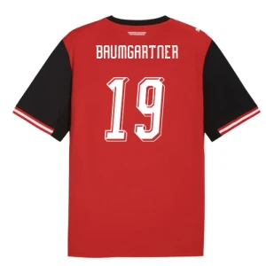 Maglia Calcio Austria Baumgartner #19 Mondiali 2026 Prima Uomo