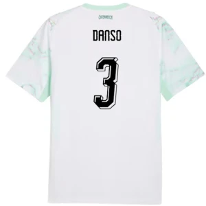 Maglia Calcio Austria Danso #3 Mondiali 2026 Trasferta Uomo