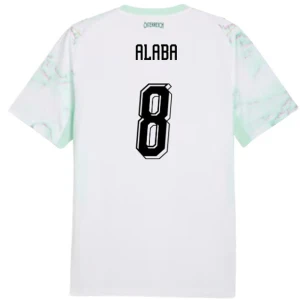 Maglia Calcio Austria David Alaba #8 Mondiali 2026 Trasferta Uomo