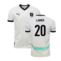 Maglia Calcio Austria Laimer #20 Europei 2024 Trasferta Uomo