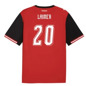 Maglia Calcio Austria Laimer #20 Mondiali 2026 Prima Uomo