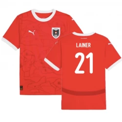 Maglia Calcio Austria Lainer #21 Europei 2024 Prima Uomo