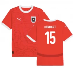 Maglia Calcio Austria Lienhart #15 Europei 2024 Prima Uomo