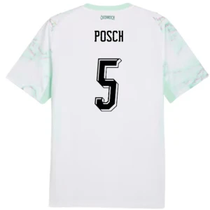 Maglia Calcio Austria Posch #5 Mondiali 2026 Trasferta Uomo