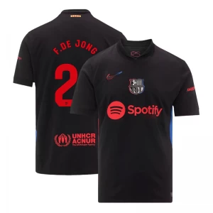 Maglia Calcio Barcellona 2024-25 Frenkie de Jong #21 Trasferta Uomo
