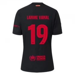 Maglia Calcio Barcellona 2024-25 Lamine Yamal #19 Trasferta Uomo