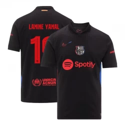 Maglia Calcio Barcellona 2024-25 UCL Lamine Yamal #19 Trasferta Uomo