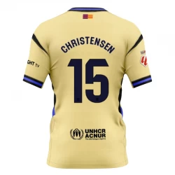 Maglia Calcio Barcellona 2025-26 Christensen #15 Trasferta Uomo