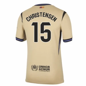 Maglia Calcio Barcellona 2025-26 Christensen #15 Trasferta Uomo