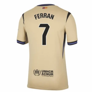 Maglia Calcio Barcellona 2025-26 Ferran #7 Trasferta Uomo