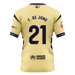 Maglia Calcio Barcellona 2025-26 Frenkie de Jong #21 Trasferta Uomo