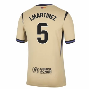 Maglia Calcio Barcellona 2025-26 I. Martinez #5 Trasferta Uomo