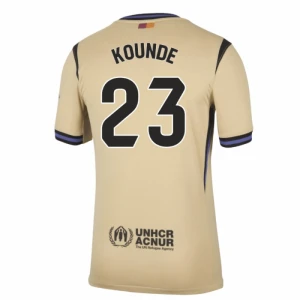 Maglia Calcio Barcellona 2025-26 Kounde #23 Trasferta Uomo