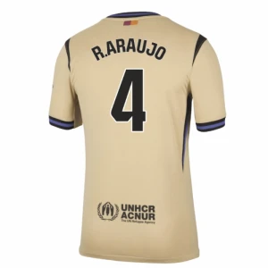 Maglia Calcio Barcellona 2025-26 Ronald Araujo #4 Trasferta Uomo