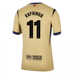 Maglia Calcio Barcellona 2025-26 UCL Raphinha #11 Trasferta Uomo
