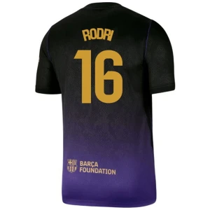 Maglia Calcio Barcellona 2026-27 Rodri #16 Trasferta Uomo