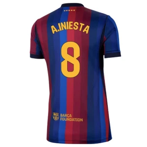Maglia Calcio Barcellona A. Iniesta #8 2026-27 Prima Uomo