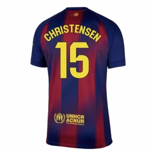 Maglia Calcio Barcellona Christensen #15 2025-26 Prima Uomo