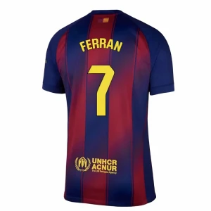 Maglia Calcio Barcellona Ferran #7 2025-26 Prima Uomo