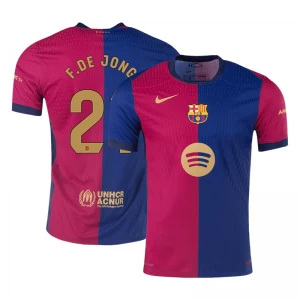 Maglia Calcio Barcellona Frenkie de Jong #21 2024-25 New Spotify Logo Prima Uomo
