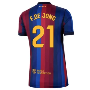 Maglia Calcio Barcellona Frenkie de Jong #21 2026-27 Prima Uomo
