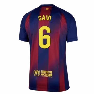 Maglia Calcio Barcellona Gavi #6 2025-26 Prima Uomo