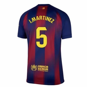 Maglia Calcio Barcellona I. Martinez #5 2025-26 Prima Uomo
