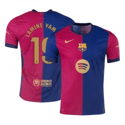 Maglia Calcio Barcellona Lamine Yamal #19 2024-25 New Spotify Logo Prima Uomo