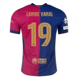 Maglia Calcio Barcellona Lamine Yamal #19 2024-25 UCL Prima Uomo