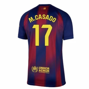 Maglia Calcio Barcellona M. Casado #17 2025-26 Prima Uomo