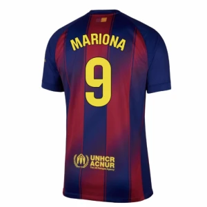 Maglia Calcio Barcellona Mariona #9 2025-26 Prima Uomo