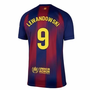 Maglia Calcio Barcellona Robert Lewandowski #9 2025-26 Prima Uomo