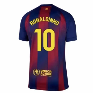 Maglia Calcio Barcellona Ronaldinho Gaúcho #10 2025-26 Prima Uomo