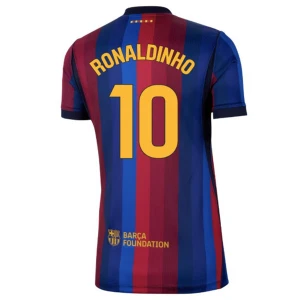 Maglia Calcio Barcellona Ronaldinho Gaúcho #10 2026-27 Prima Uomo