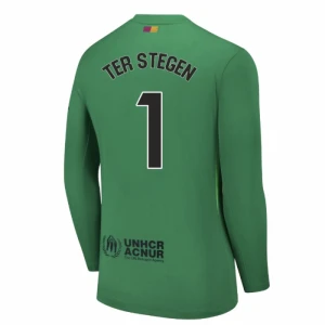 Maglia Calcio Barcellona Ter Stegen #1 2025-26 Portiere Prima Uomo
