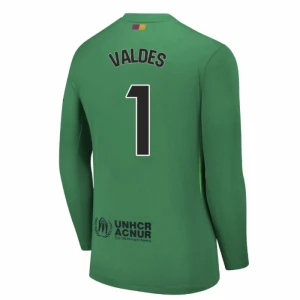 Maglia Calcio Barcellona Valdes #1 2025-26 Portiere Prima Uomo