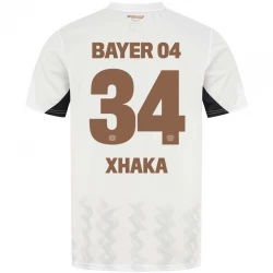 Maglia Calcio Bayer 04 Leverkusen 2024-25 Granit Xhaka #34 Trasferta Uomo