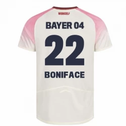 Maglia Calcio Bayer 04 Leverkusen 2025-26 Boniface #22 Trasferta Uomo