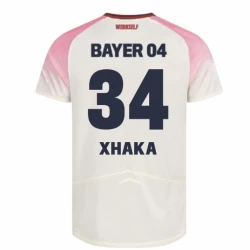 Maglia Calcio Bayer 04 Leverkusen 2025-26 Granit Xhaka #34 Trasferta Uomo