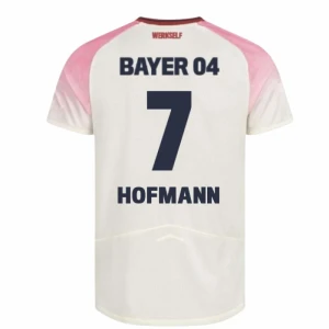 Maglia Calcio Bayer 04 Leverkusen 2025-26 Hofmann #7 Trasferta Uomo