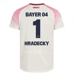 Maglia Calcio Bayer 04 Leverkusen 2025-26 Hradecky #1 Trasferta Uomo