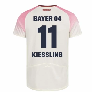 Maglia Calcio Bayer 04 Leverkusen 2025-26 Kiessling #11 Trasferta Uomo