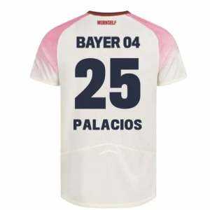Maglia Calcio Bayer 04 Leverkusen 2025-26 Palacios #25 Trasferta Uomo