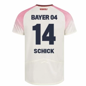 Maglia Calcio Bayer 04 Leverkusen 2025-26 Schick #14 Trasferta Uomo