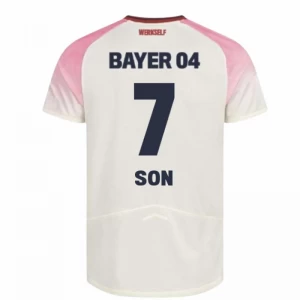 Maglia Calcio Bayer 04 Leverkusen 2025-26 Son Heung-min #7 Trasferta Uomo
