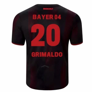 Maglia Calcio Bayer 04 Leverkusen Grimaldo #20 2025-26 Prima Uomo