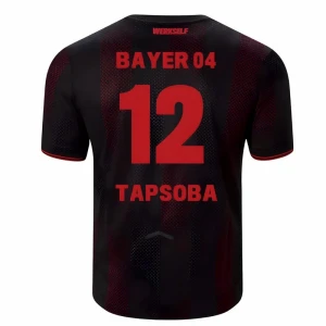 Maglia Calcio Bayer 04 Leverkusen Tapsoba #12 2025-26 Prima Uomo