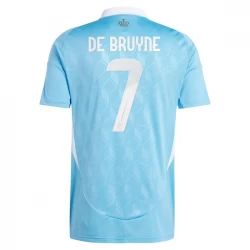 Maglia Calcio Belgio Kevin De Bruyne #7 Europei 2024 Trasferta Uomo