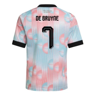 Maglia Calcio Belgio Kevin De Bruyne #7 Mondiali 2026 Trasferta Uomo